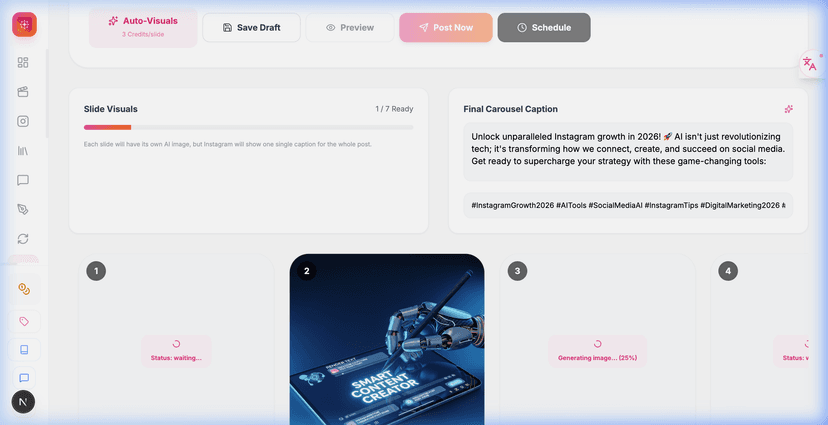 AI Carousel Builder
